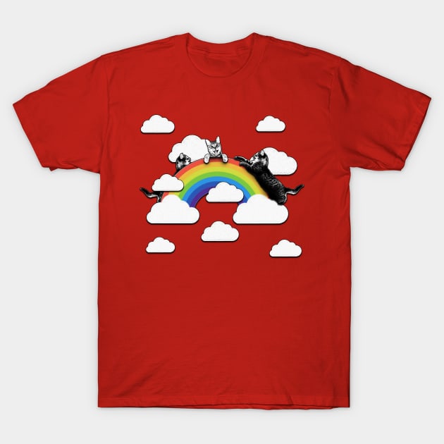 Rainbow cats T-Shirt by RJ-Creative Art